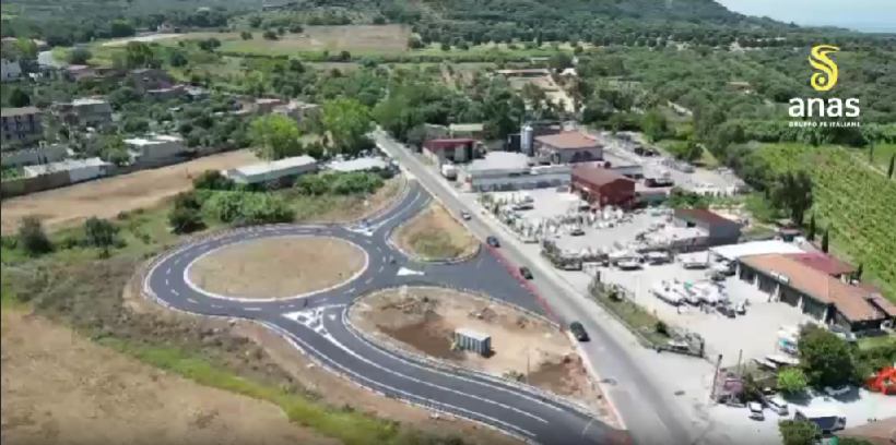 Palmi, aperta al traffico la nuova rotatoria sulla Statale 18 – VIDEO