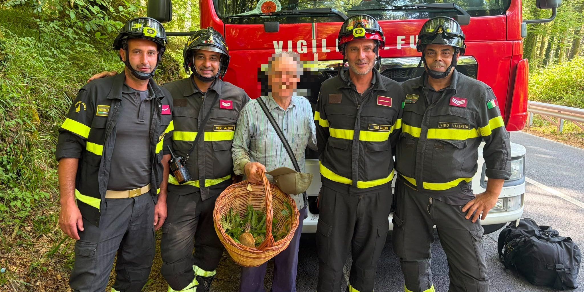 Serra San Bruno, cercatore di funghi disperso nei boschi e rintracciato dai vigili del fuoco