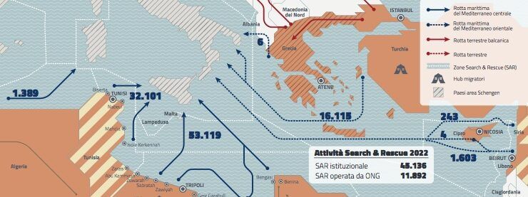 La segnalazione degli 007: in aumento la pressione migratoria sulla rotta Turchia-Calabria