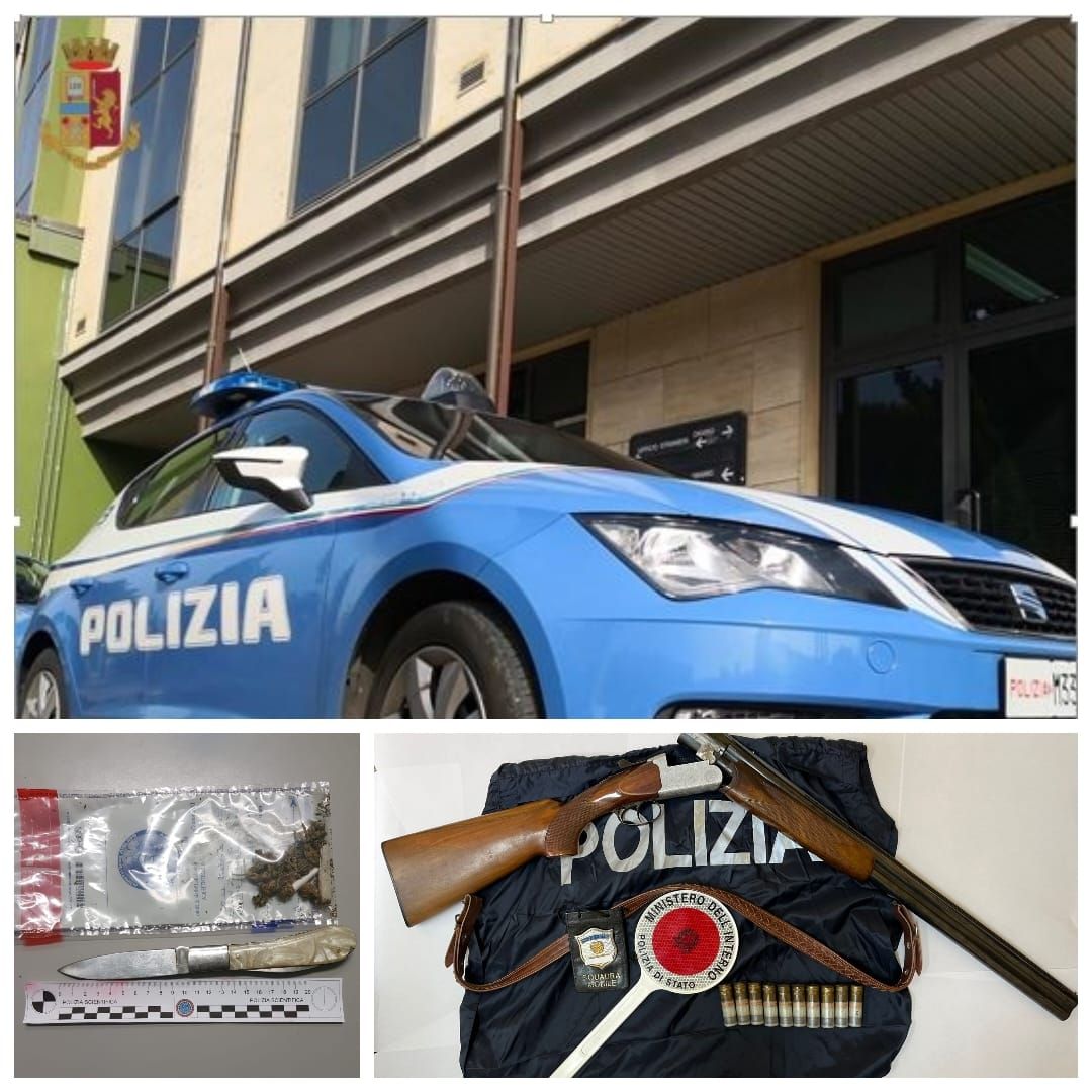 Vibo, in giro con coltello a serramanico e dosi di droga: denunciato un 19enne