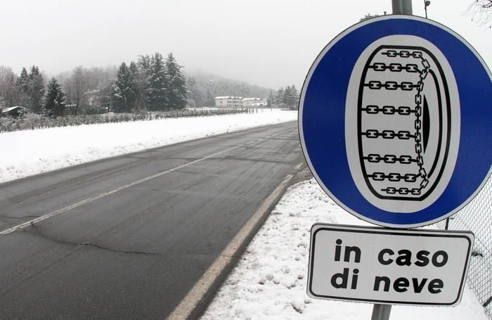 Per sabato attesa neve sopra i 200-300 metri
