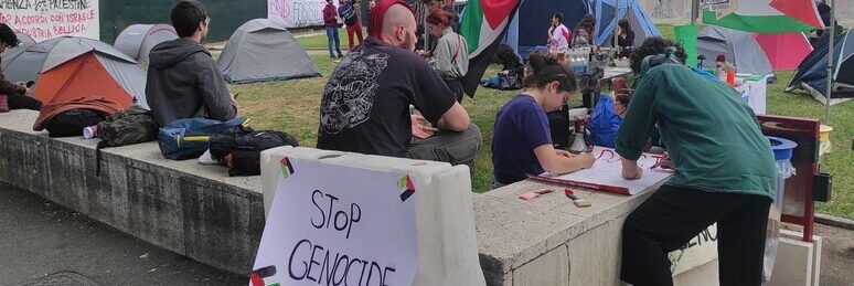 “Stop al genocidio in Palestina”, la protesta degli atenei italiani