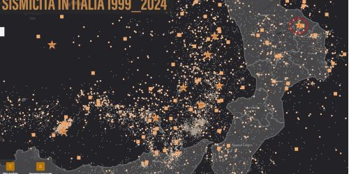 eventi sismici calabria ingv mappa