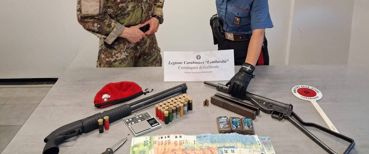 Armi da guerra e droga nel bivacco dei boschi, un arresto