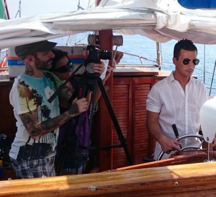 Roberta Gemma a Praia a Mare per "House of the tempest"