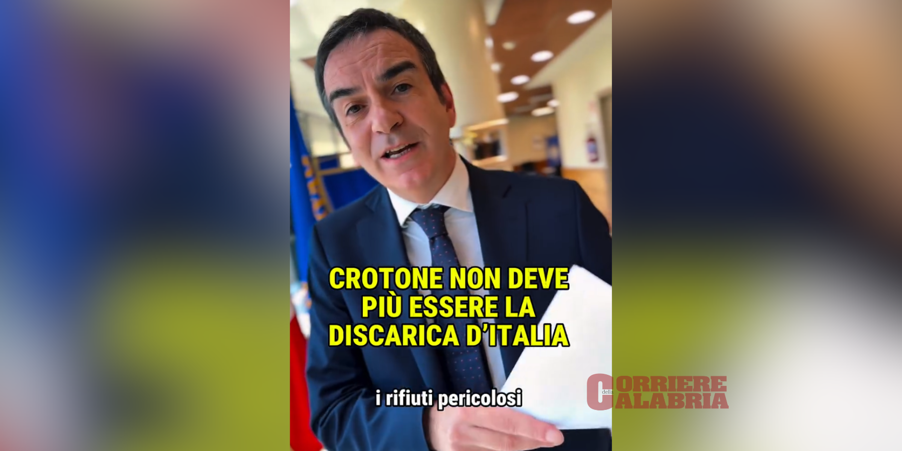 Occhiuto diffida Errigo: «Non consentirò a Eni Rewind di smaltire rifiuti pericolosi a Crotone» – VIDEO