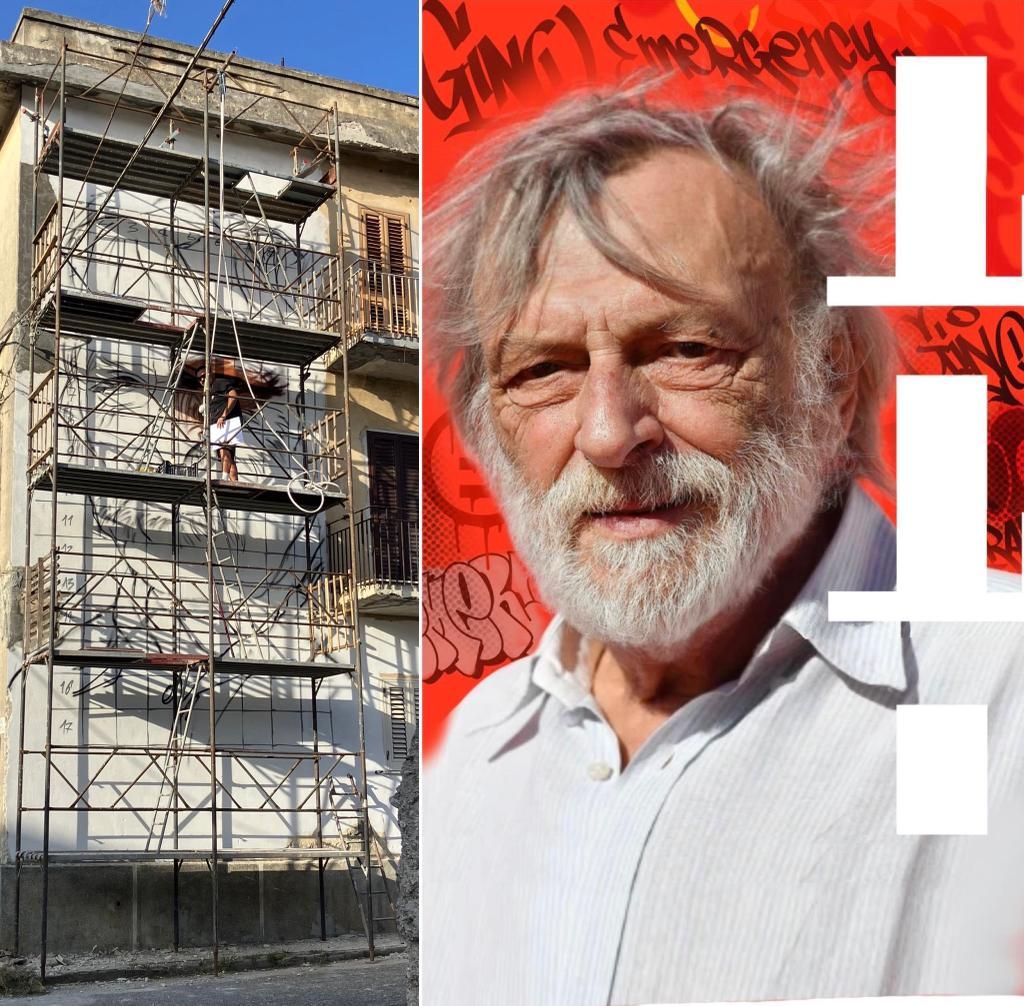 A Polistena un murale per Gino Strada. «Omaggio a un grande uomo»