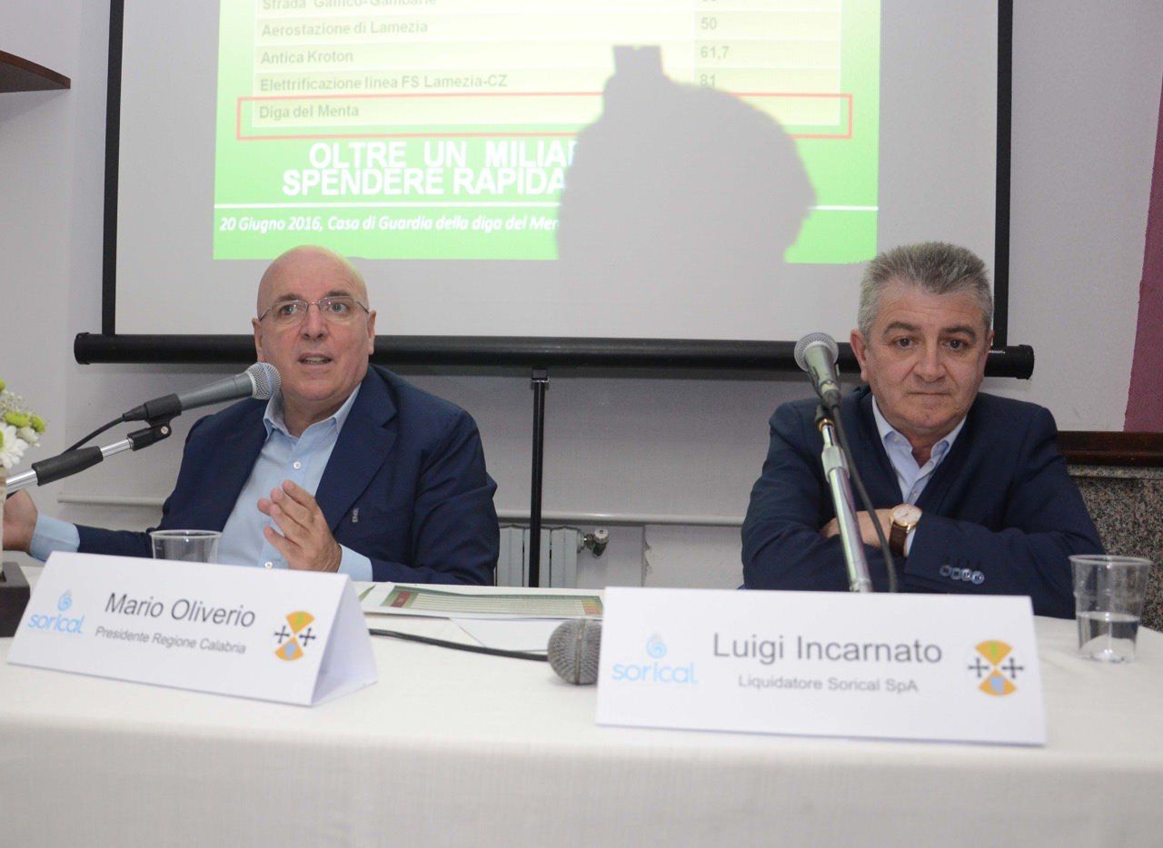 Acqua, Incarnato esalta Oliverio: «Con lui un'operazione verità»