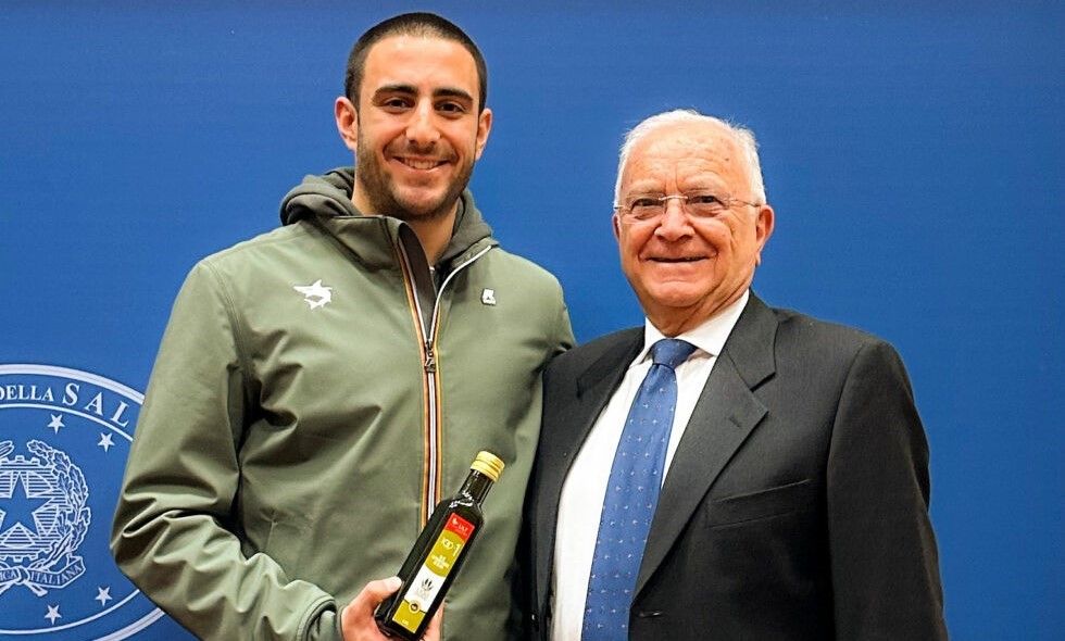 Il campione olimpionico Giovanni Tocci testimonial del Consorzio di Tutela Olio di Calabria Igp
