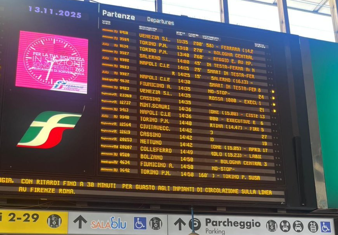 Caos a Roma Termini, ritardi di oltre 5 ore