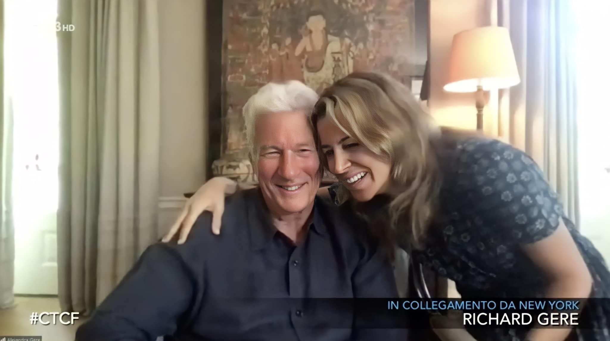 Richard Gere a “Che Tempo che fa”: «Presto sarò in Calabria, al Magna Graecia Film Festival» – VIDEO