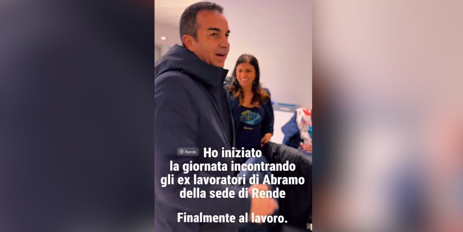 «Finalmente al lavoro». Occhiuto a Rende incontra gli ex dipendenti di Abramo oggi Konecta