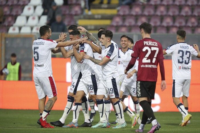 Il Cagliari travolge per 4 a 0 la Reggina di Pippo Inzaghi