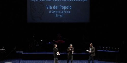 Saverio La Ruina premio Ubu 2023
