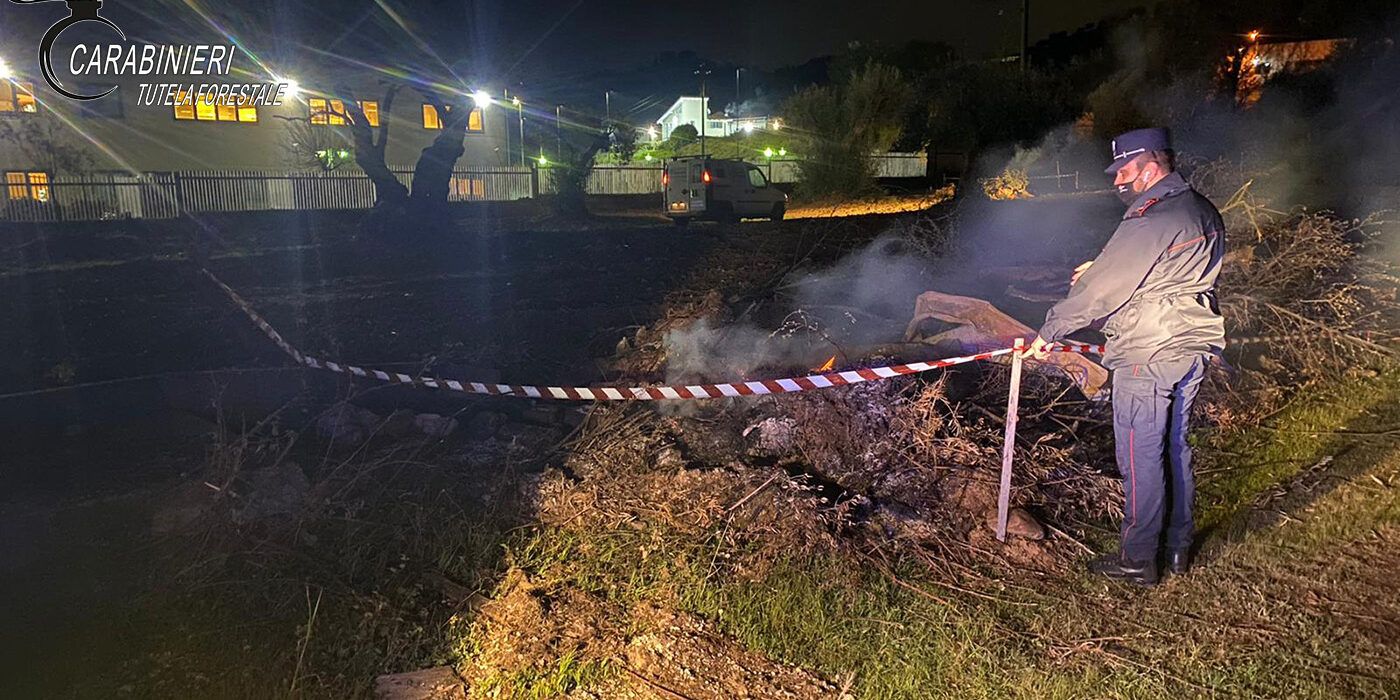 Montalto, incendiano rifiuti per smaltirli: denunciate 3 persone