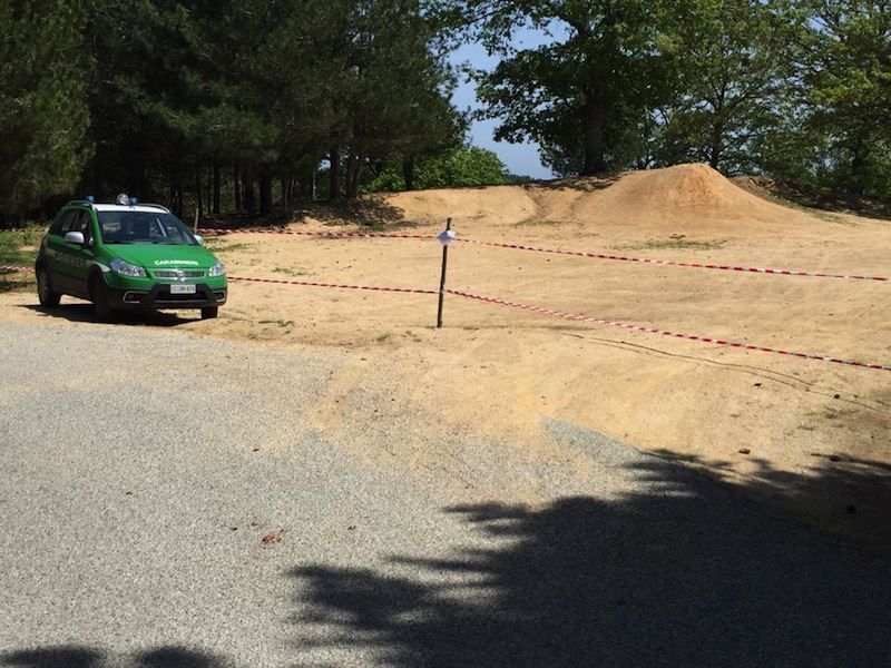 Rossano, sequestrata una pista di cross abusiva