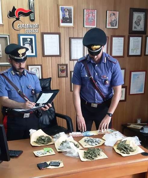 A casa con quasi mezzo chilo di marijuana, ai domiciliari un 26enne di San Giovanni in Fiore