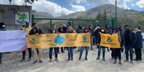 Sequestro discarica Scala Coeli, Legambiente