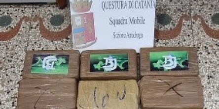 Dalla Calabria con 18 chili di cocaina, corriere beccato a Catania