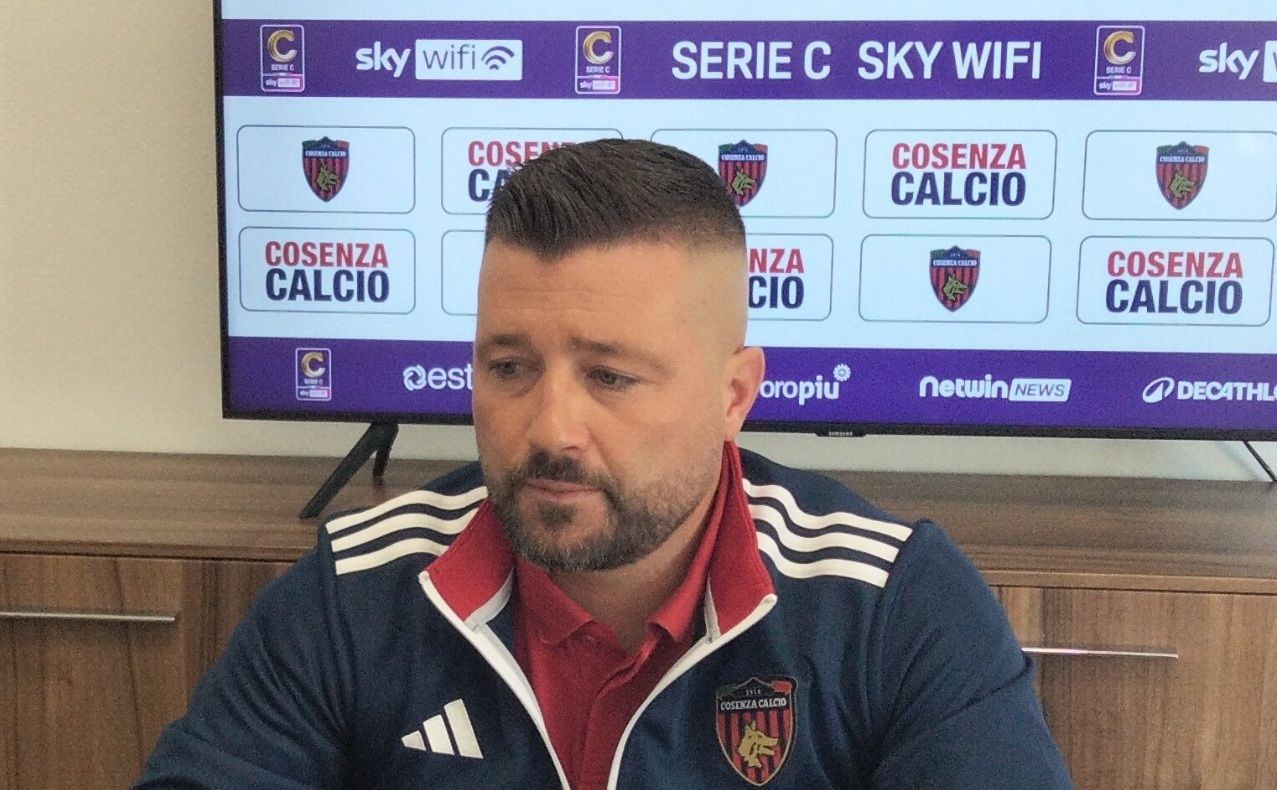 Cosenza Calcio, mister Coppitelli: «Il futuro è domenica»