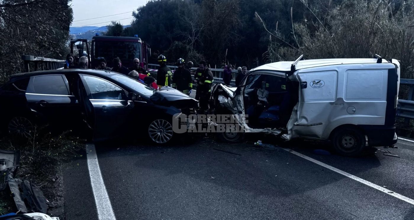 Tragico scontro tra due veicoli sulla statale 182 “Delle Serre Calabre”, un morto – FOTO