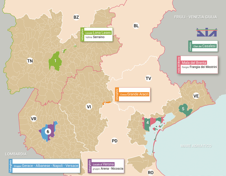 La ‘ndrangheta «silente» del Nord-Est: gli interessi nell’economia e nelle grandi opere