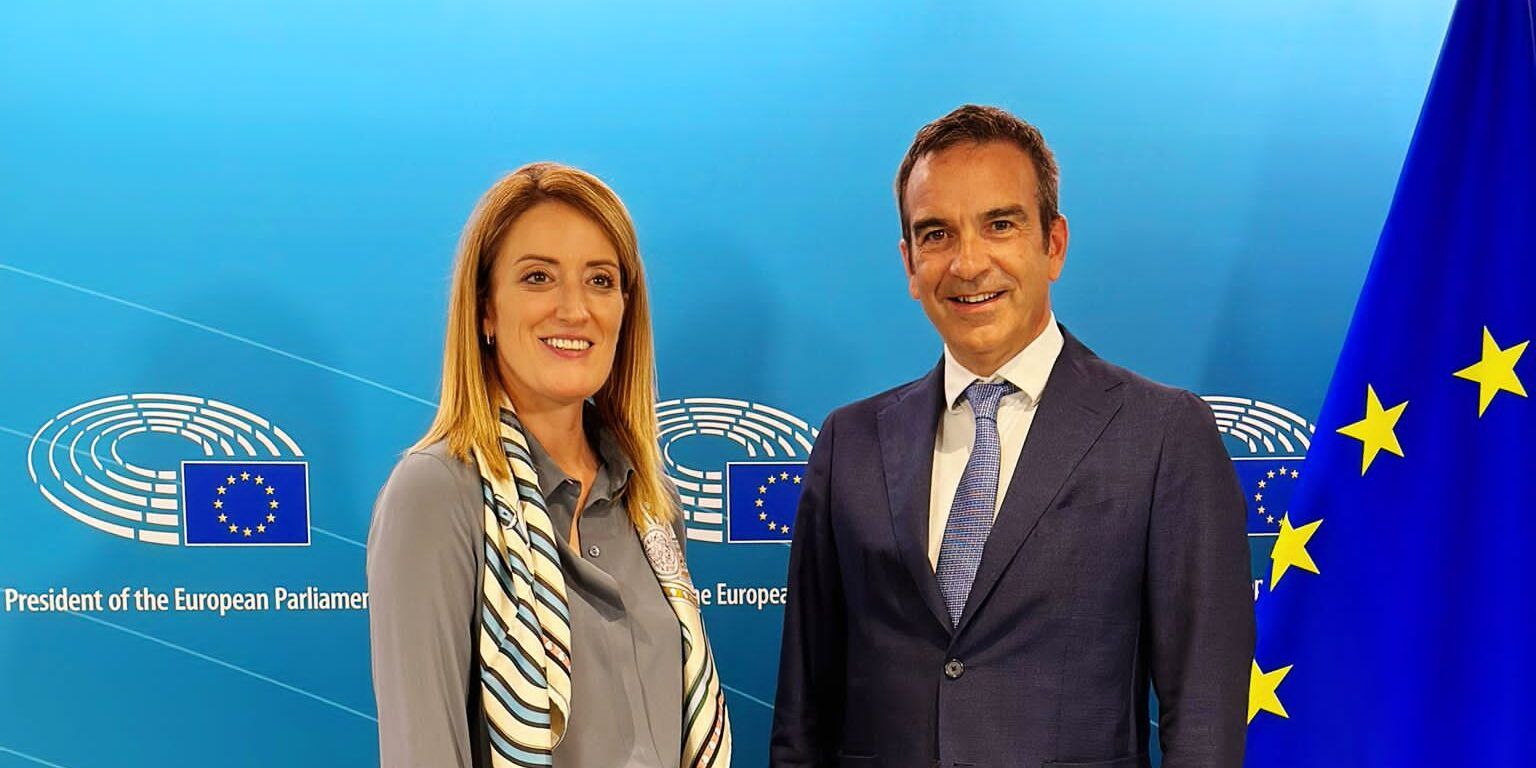 Occhiuto incontra Metsola: «Regioni come la Calabria opportunità per l’Europa» – VIDEO