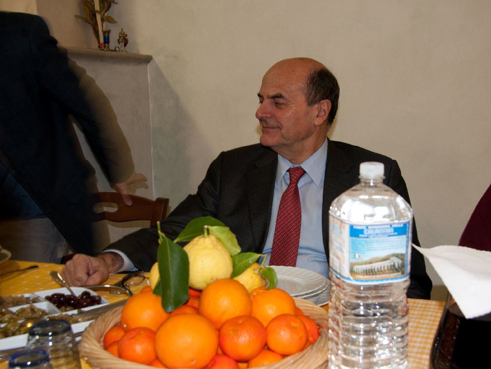 La mattinata calabrese di Bersani in immagini