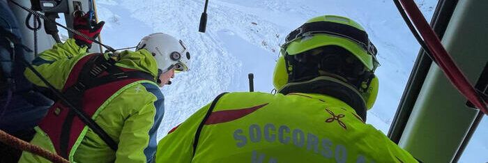 Valle d’Aosta, individuati i tre dispersi travolti da una valanga