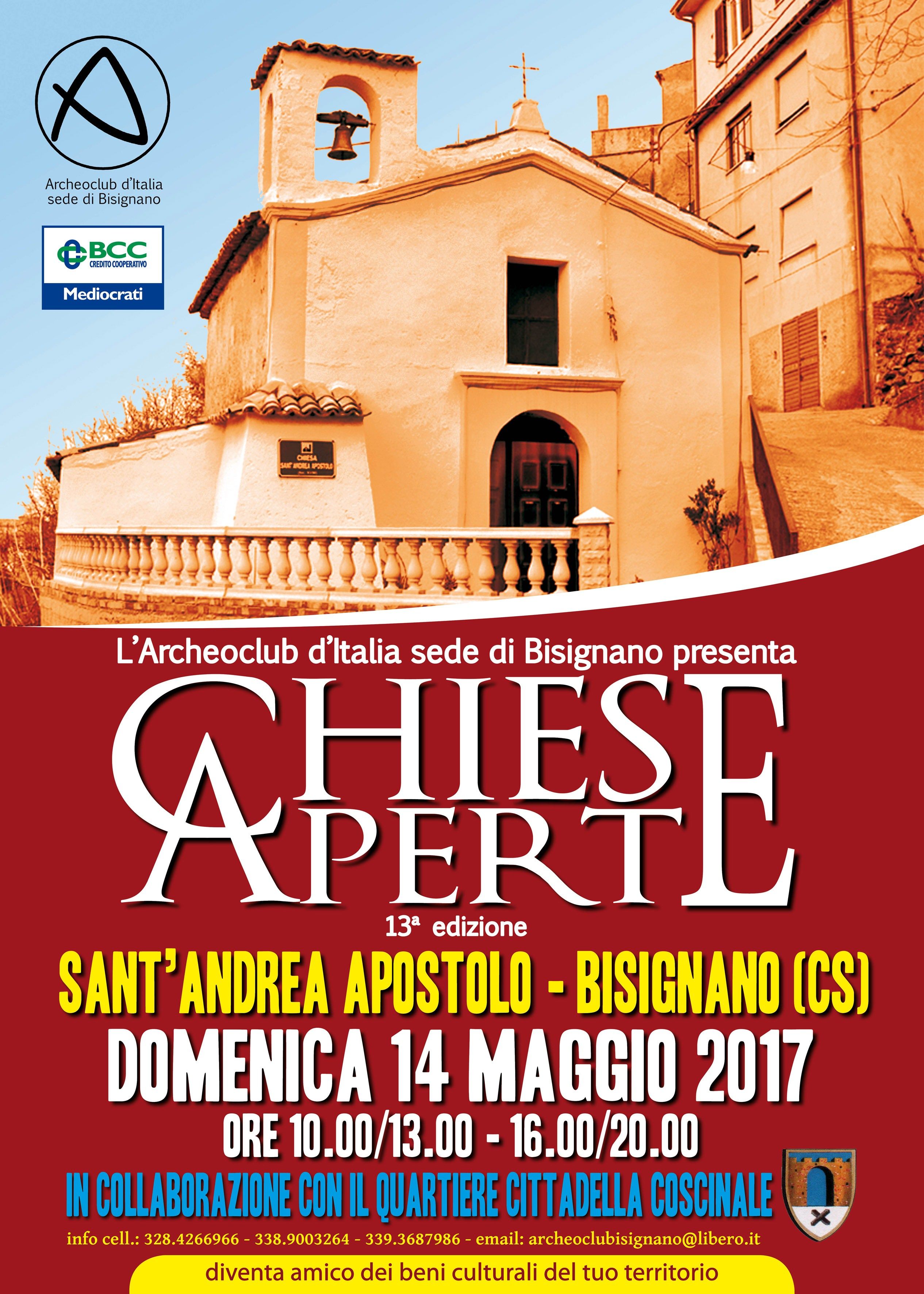 A Bisignano ritorna "Chiese Aperte"