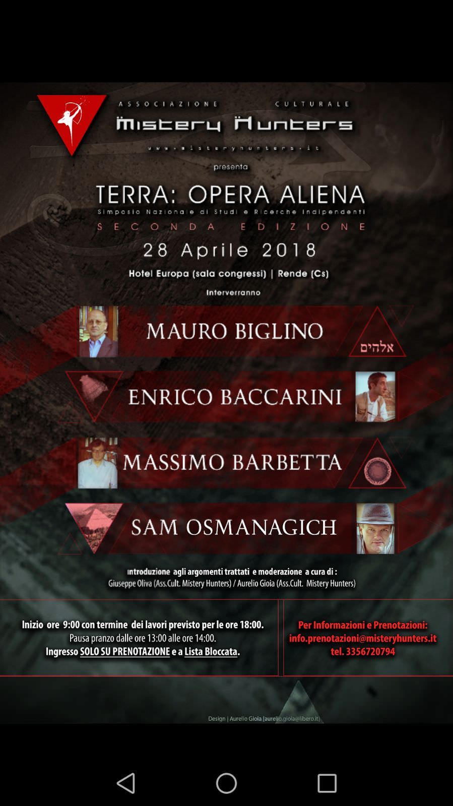 Rende, seconda edizione di "Terra: opera aliena"