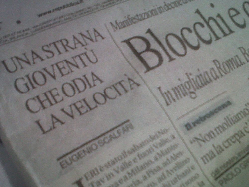 Scalfari: «Studenti Unical anti-Tav? Avrebbero altri problemi da affrontare…»