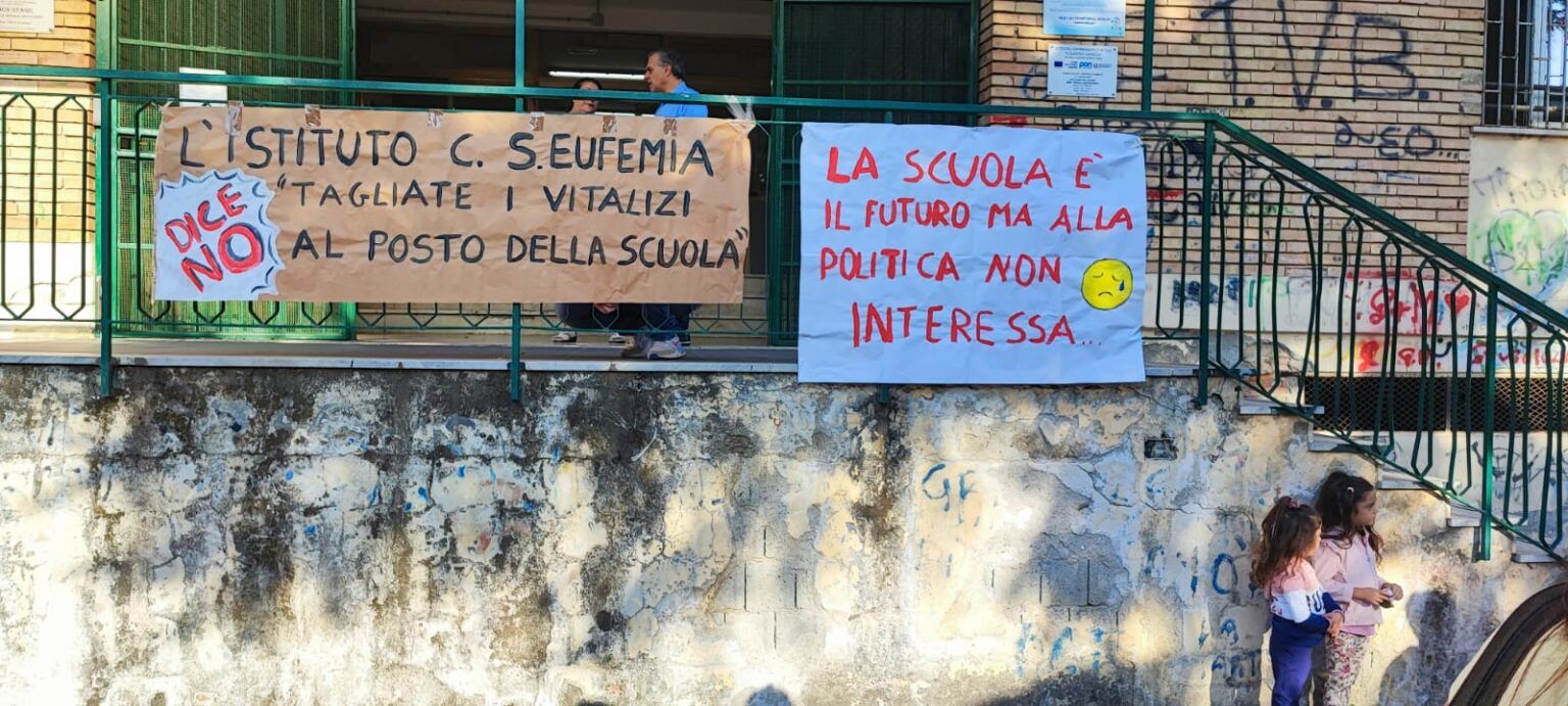 Dimensionamento scolastico, il Pd sarà in piazza con i genitori dell’I.C. Sant’Eufemia
