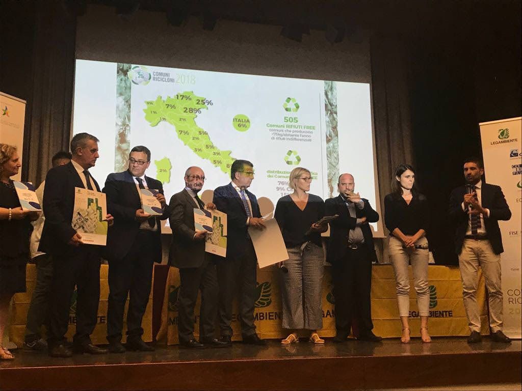 Comuni ricicloni, a Cosenza il premio “Pioniere in Calabria”