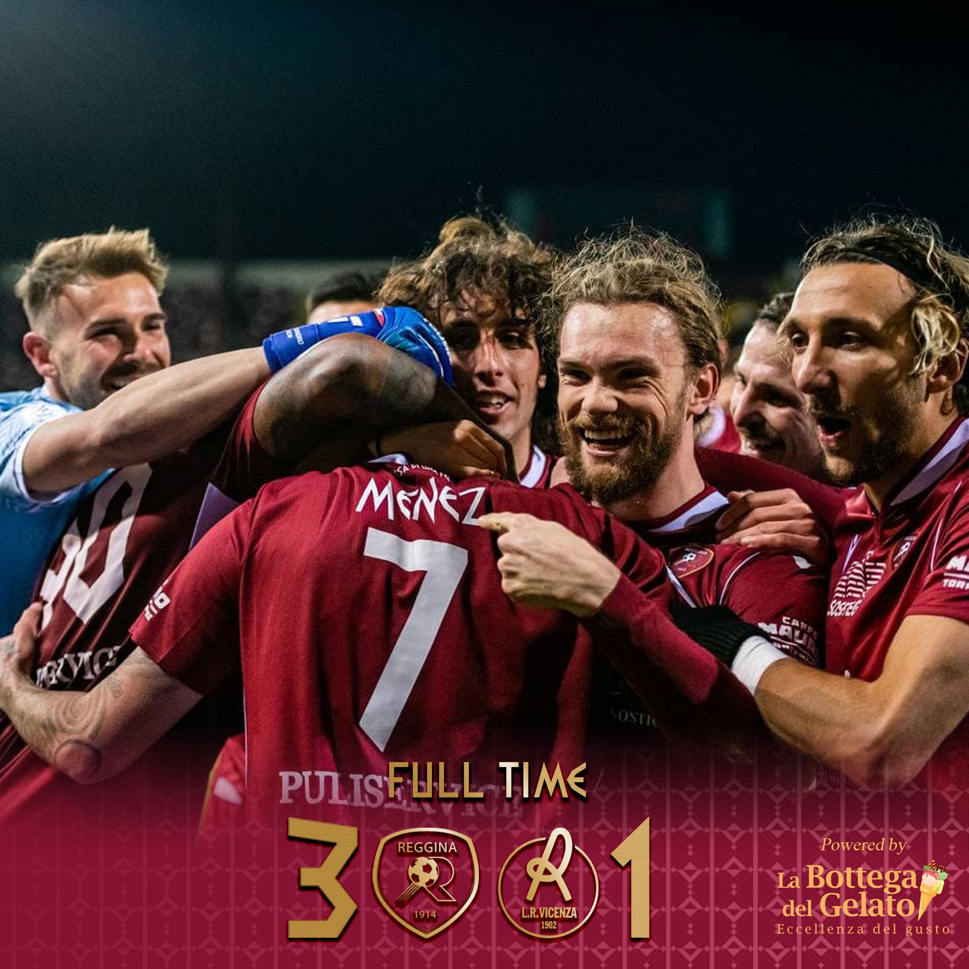 La Reggina batte il Vicenza e vola. Sconfitte per Crotone e Cosenza