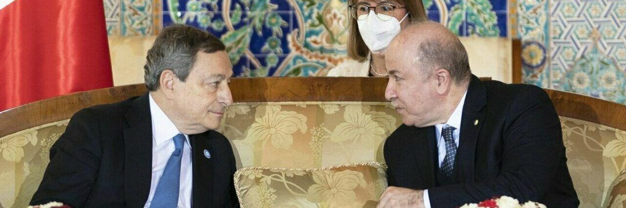 Gas per l’Italia dall’Algeria. Draghi: «Verso l’addio alla dipendenza da Mosca»