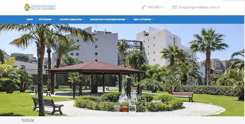 Un nuovo sito web per il consiglio regionale