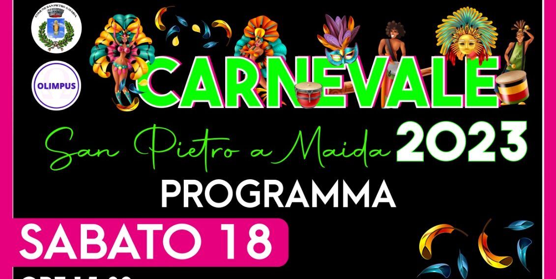 Al via a San Pietro a Maida la tradizionale sfilata di Carnevale