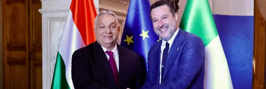 Incontro Salvini-Orbán: «Politiche suicide dell’Ue»