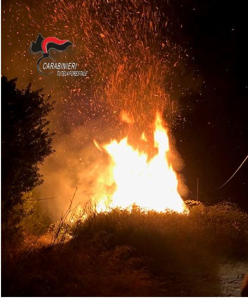Arrestato mentre appiccava un incendio nelle campagne di Badolato