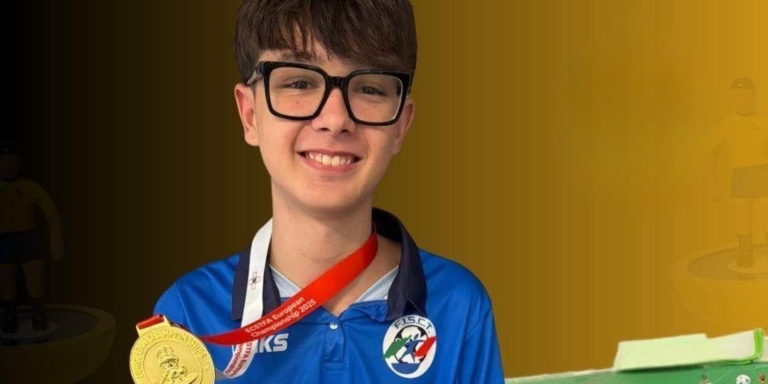 Un giovane liceale calabrese nella nazionale italiana campione di Subbuteo a Malta