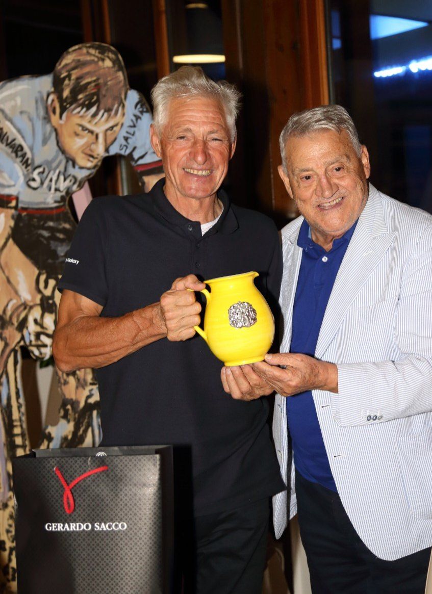 Giro d’Italia, Gerardo Sacco omaggia il campione Moser