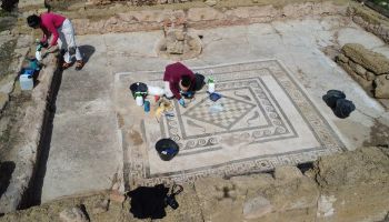 Parchi Archeologici di Crotone e Sibari: riapre il Balneum con il Mosaico dei Delfini