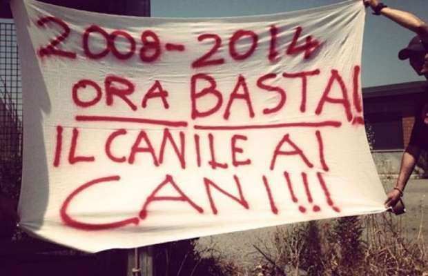 Viaggio nel canile occupato di Reggio