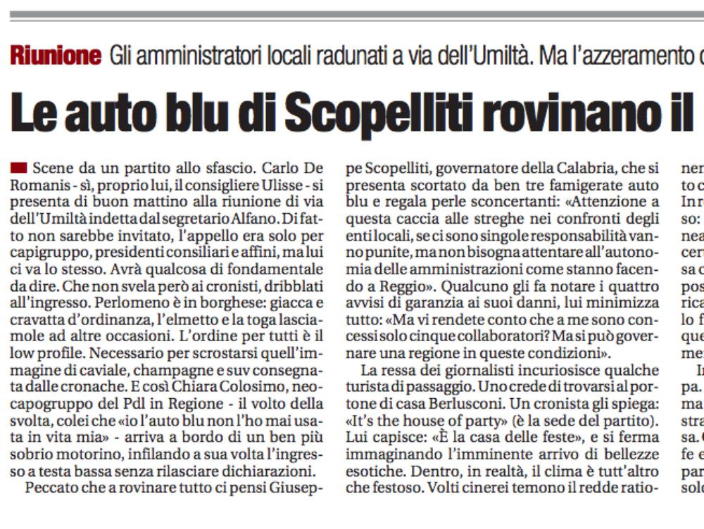 La lobby comunista de "Il Tempo"