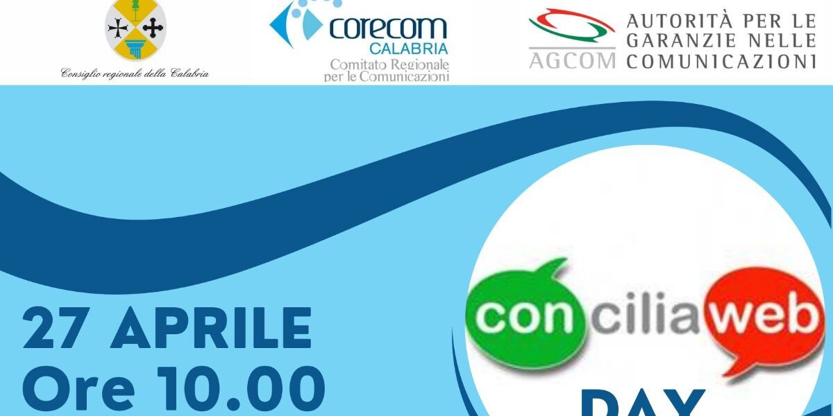 “Conciliaweb”, giovedì una giornata di informazione e di approfondimento