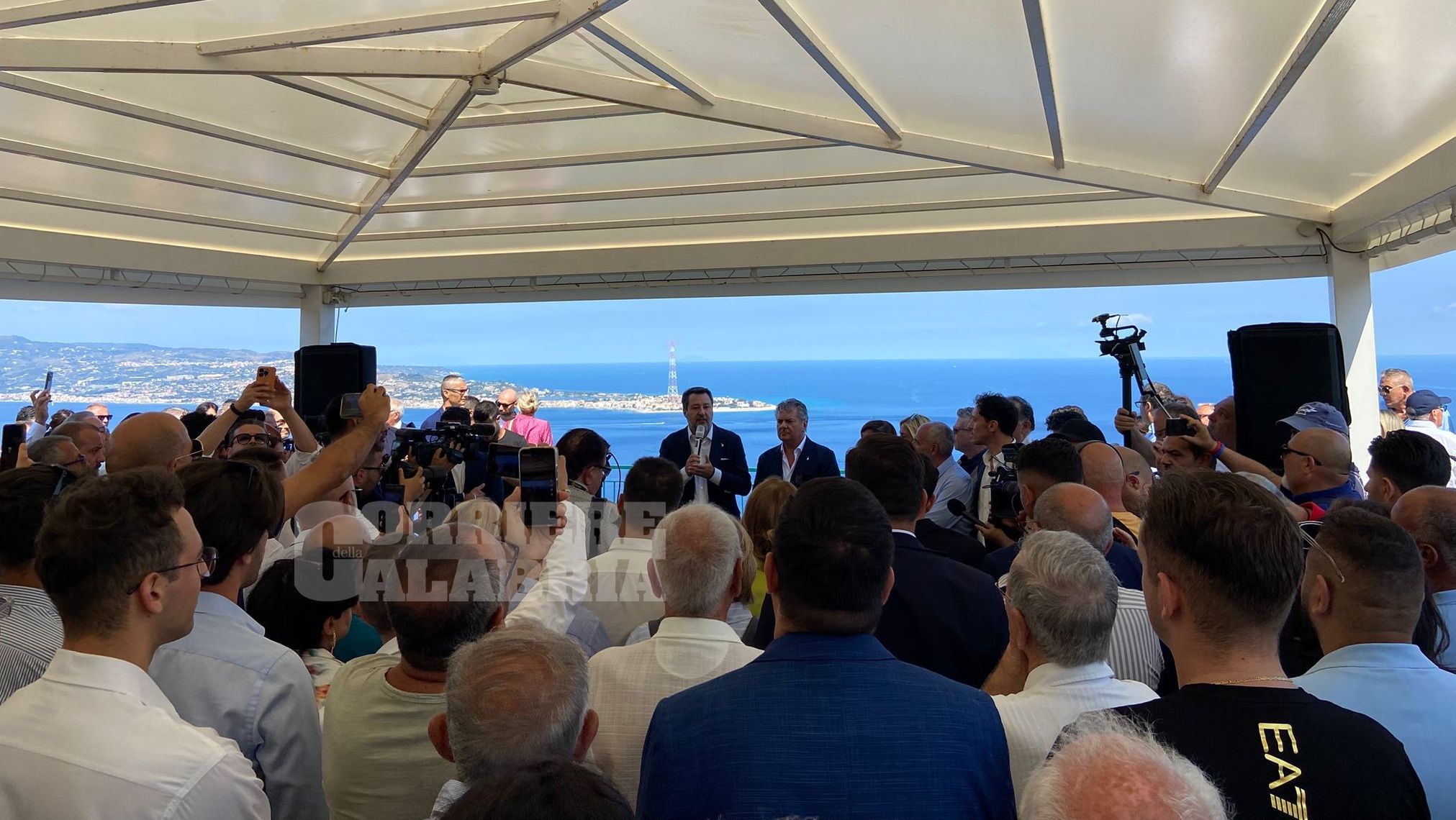 Salvini: «Puntiamo a fare della Lega il primo partito in Calabria, Occhiuto coraggioso e ha la mia fiducia»