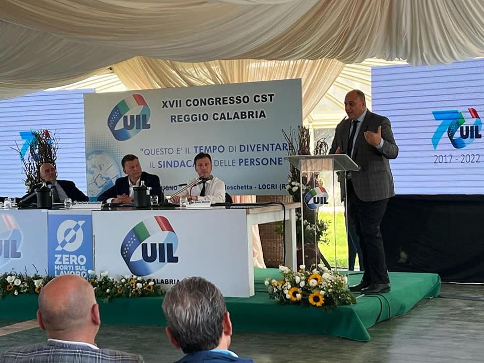 Congresso Uil, Calabrese: «Vertenza Calabria più forte nella Locride»