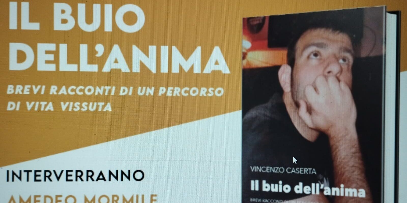 “Il buio dell’anima”, giovedì a Catanzaro la presentazione del libro di Vincenzo Caserta