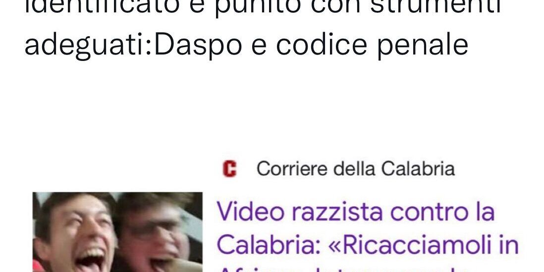 Lo sdegno di Occhiuto: Daspo e codice penale per lo pseudo tifoso del Vicenza, è un cretino